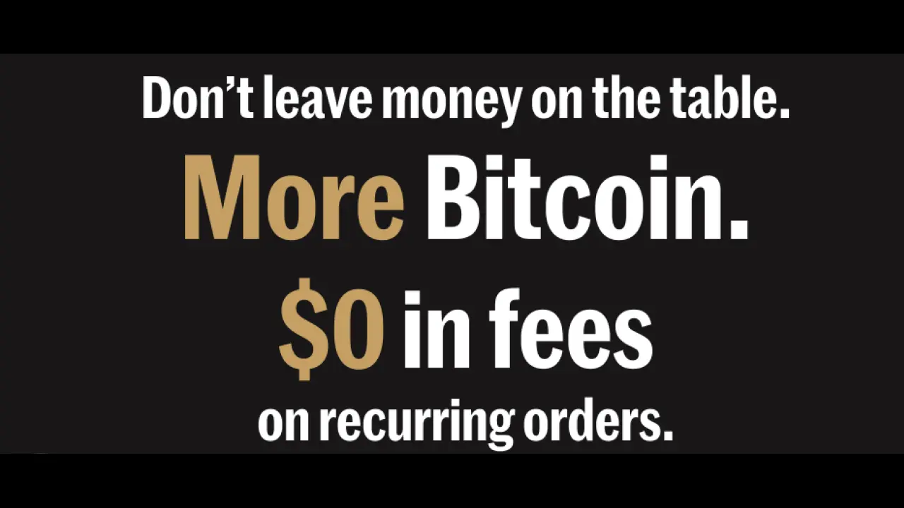 Announcing Zero-Fee Recurring Buys